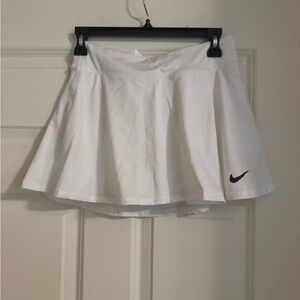 Nike White Mini Athletic Skirt